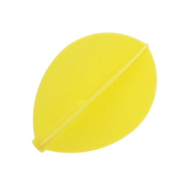 Cosmo Darts Flight Fit Flight Teardrop Yellow 6 Pack