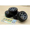 ZoomOn ZR081 1/24 16" Rays TE37 Wheelset
