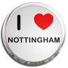 I Love Nottingham - Fridge Magnet Memo Clip