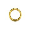 5 Round Rings 33 x 4 mm Pure Brass Round Ring O Ring Round Ring