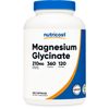 Nutricost Magnesium Glycinate Capsules (360 Capsules, 210 mg Per Serving)