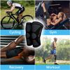 Gemschest 2 Pack Knee Support - Knee Compression Sleeves for Men & Women, Knee Brace for Working Out, Running, Basketball, Gym, Weightlifting, Workout, for Arthritis Joint Pain Relief Size L