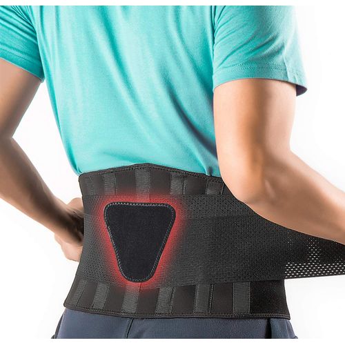 FEATOL Back Brace for Lower Back Pain, Back Support Belt for Women & Men, Breathable Lower Back Brace with Lumbar Pad, Lower Back Pain Relief for Herniated Disc, Sciatica, Large Size/ X Large Size (Waist :30''-38.6'')