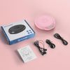 Gueray CD Player Portable Children's CD Player for Car Discman with Headphones LCD Display Support ASP PROG Memory Function Repeat Function Sound Effect Pink