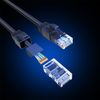 Maximm Ethernet Cable 75 ft CAT6 High Speed Internet Network LAN Cable Cord, Outdoor Waterproof (Black)