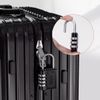 HRLORK Combination Padlock School Locker Lock Outdoor Weatherproof Digit Padlock Resettable Code Lock Black - 2 Packs