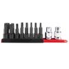 Performance Tool W1383 16-Piece Tamper Resistant Star Bit Socket Set - Chrome...