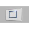 ALLboards Magnetic Document Frame A4 Blue, Clear Document Poster Holder for Metallic Surfaces, Magnetic Document Sleeve
