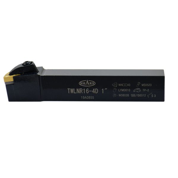 Shars T-Type Clamp Indexable Turning Tool Holder !] (TWLN Right Hand, 1" Insert)