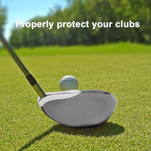 VGEBY1 Head Covers, 10 Piece Club Heads Protector Iron Club Head Covers Golf Club Protective Cover Set
