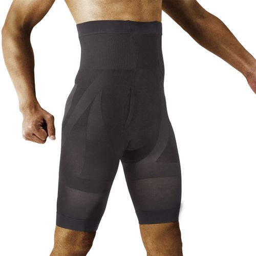 Powers Dr. Powers Doctor Men's Compression Spats, High Waist, Abdomen & Lower Body Shaper, Strong Power, Compression Inner, Tummy Tightening, Correction, Functional Underwear, Underwear, Pants, Men
