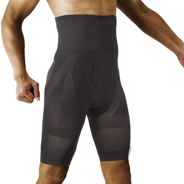 Powers Dr. Powers Doctor Men's Compression Spats, High Waist, Abdomen & Lower Body Shaper, Strong Power, Compression Inner, Tummy Tightening, Correction, Functional Underwear, Underwear, Pants, Men