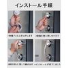 Zintan 2 Pack Suction Cup Handles, Handrail Door Handle, Strong Suction Cup, Nursing Safety, Multi-Grip Handle, Silver, For Bath/Seniors/Anti-Slip/Window Glass