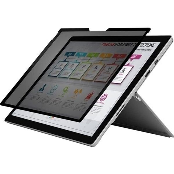 Rocstor PrivacyView PrivacyView™ Magnetic Privacy Filter for 12.3" Microsoft® Surface® Pro 5 & 6 Tablet - Black