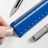 Alumicolor Select-a-Scale Engineer Drafting Tool w/Rotating Calibration Rod (6IN, Blue)