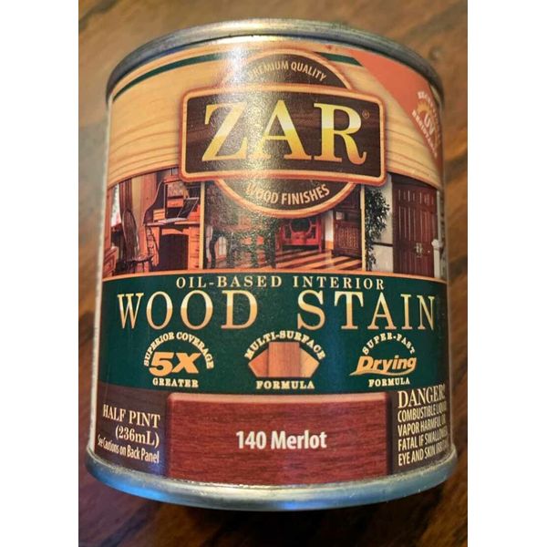 Zar Interior Stain 140 MERLOT    1/2 pint