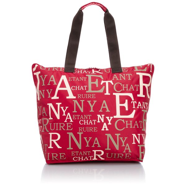 (Nyanya) nya 3333-00 red cash register bag with print (zipper closure) (red (logo pattern)), Red (logo pattern)