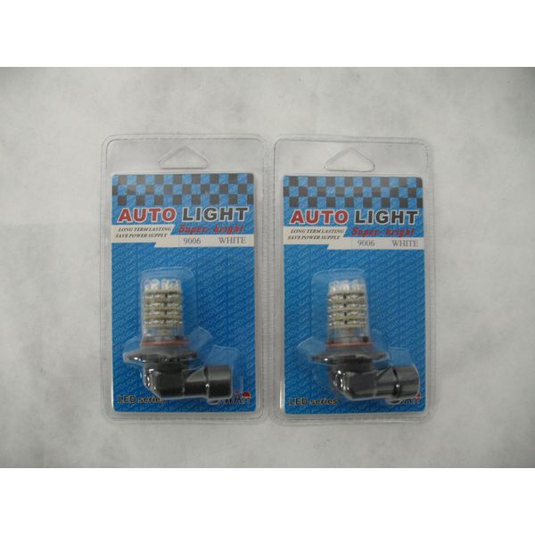 BlingLights 10W LED Light Bulbs Pair (9006, White)