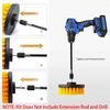Drill Brush Set Power Scrubber Brushes Cleaner for Car Carpet Wall Tile Cleaning
