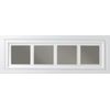 IDEAL Garage Doors MADISON 611 ALMOND Replacement Window Inserts/LONG Panel