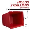 2 Gallon Sharps Container, Bio-hazard Container, Syringe Needle Disposal, 3/Box