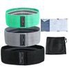 3 Pcs resistance Booty Band (Green/Gray/Black)