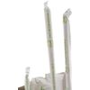 Biodegradable Clear Disposable Jumbo Drinking Straws Wrapped Compostable 3600pck