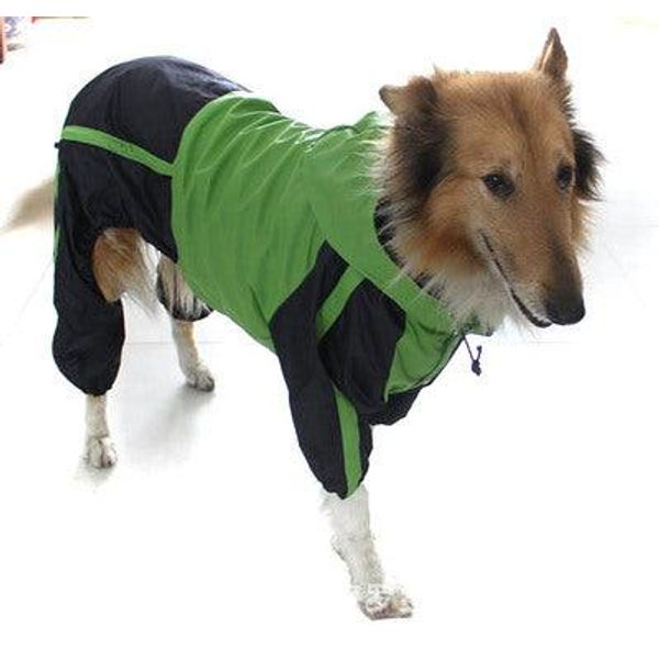 Ultimate Waterproof Dog Raincoat: Keep Your Pooch Dry In Style! - Green / Xs