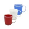 EliteKoopers Plastic Mugs Drinking Cups For Home, Dining Table Tea, Coffee, Camping Outing Etc. (3Pcs Random Colour)