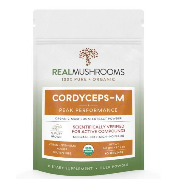 Real Mushrooms Cordyceps Mushroom Extract Bulk Powder 60 Grams RM-CORDYPWD