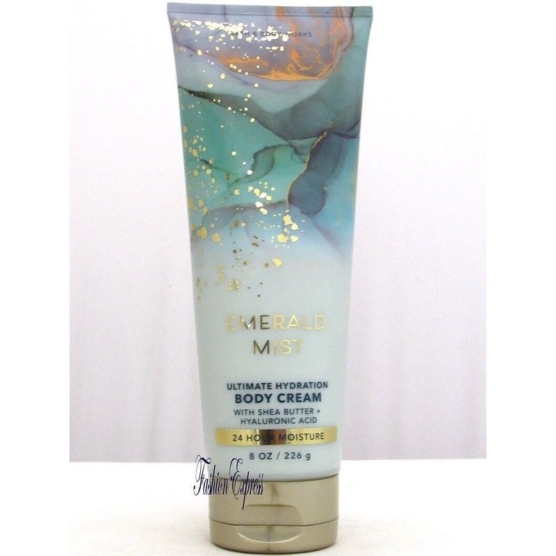 BATH & BODY WORKS EMERALD MIST BODY CREAM 8 OZ - EveryMarket