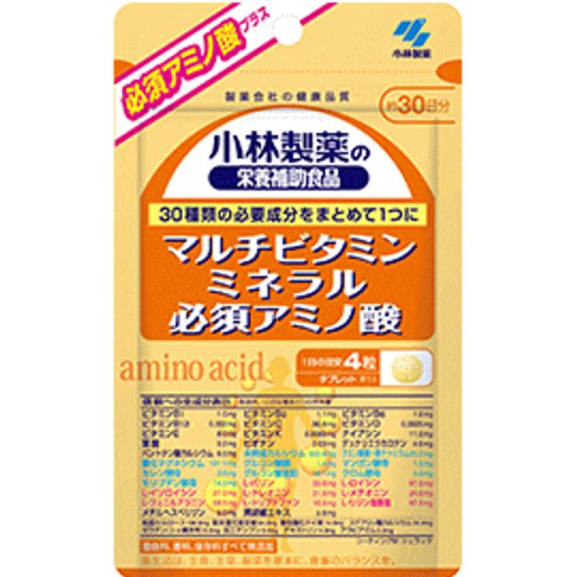 Kobayashi Pharmaceutical Multivitamin Mineral Essential Amino Acids<br> 120 tablets (approx. 30 days supply)<br>