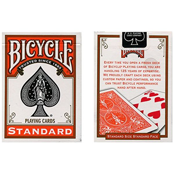 MMS Cards Bicycle Orange Back USPCC Trick