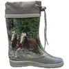 Beck Horse Girls Long Shaft Wellington Boots - Multicolour - 31 EU