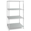 Shelving Inc. 18" d x 30" w Plastic Wire Shelf Liners, Gray, 4 Count