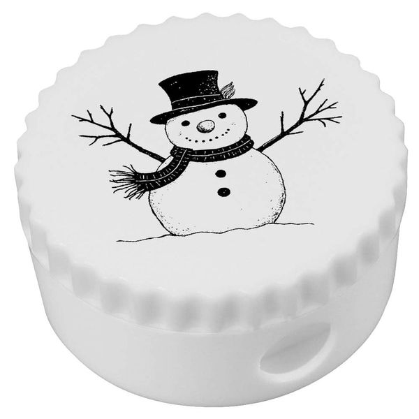 'Happy Snowman' Compact Pencil Sharpener (PS00044743)