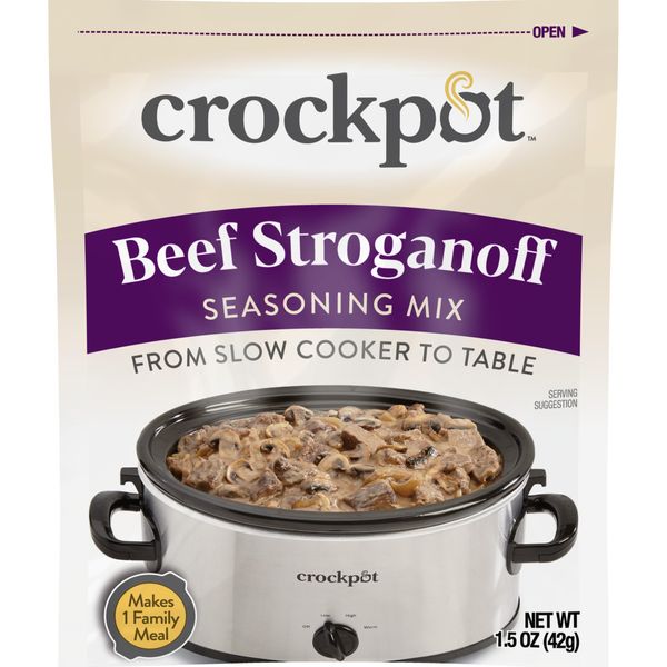 Crockpot Seasoning Mix, Beef Stroganoff, 1.5 Ounce (Pack of 12)