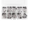 Elprico Rectifier Diode,100pcs 10Values Rectifier Diode Assortment Electronic Kit 1N4001~1N4007 1N5817~1N5819 With Storage Box
