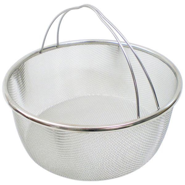 wanda-sixehu Stainless Steel Basket Shallow 19 cm [Pressure cooker 4.5l, 5l, 5.5l, 6l For Product] 600790