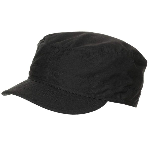 MFH BDU Ripstop Field Cap Black Size M