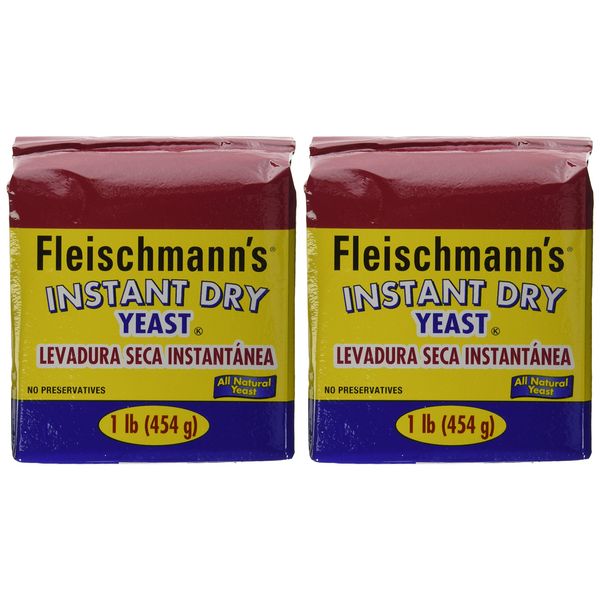 Fleischmann's Instant Yeast - 2/16 Oz. Bags