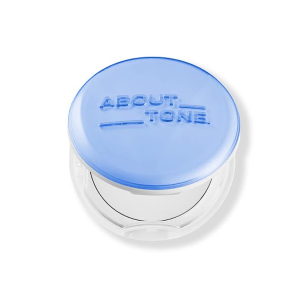 ABOUT TONE About Tone Air Fit Powder Pact (White, 0.3 oz (8 g), Face Powder, Powder Foundation, Non-Crumbling, High Coverage, Anti-Glare, Pore Cover, Finish, Powder, Foundation, Cushion, Foundation, Makeup Powder, Korean Cosmetics