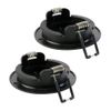 Construct Pro Speedy’Z Spring-Lock 2” Cable Pass Through Port (Black/Pair)