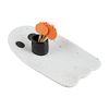 Mud Pie Halloween Tray Toothpicks, Ghost, 9.52" x 5"