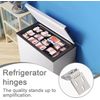 2 Pack Chest Freezer Plastic Hinge, Chest Freezer Hinge Universal, with Screw...