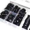 200pcs Rubber Grommet Assortment Firewall Hole Plug Electrical Wire Gasket Kit
