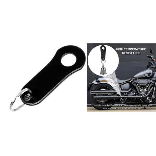 KMA Est. 2005 THE RIDE BELL Horus Guardian Eye w Black Hanger Motorcycle Lucky Charm Biker Luck Gift