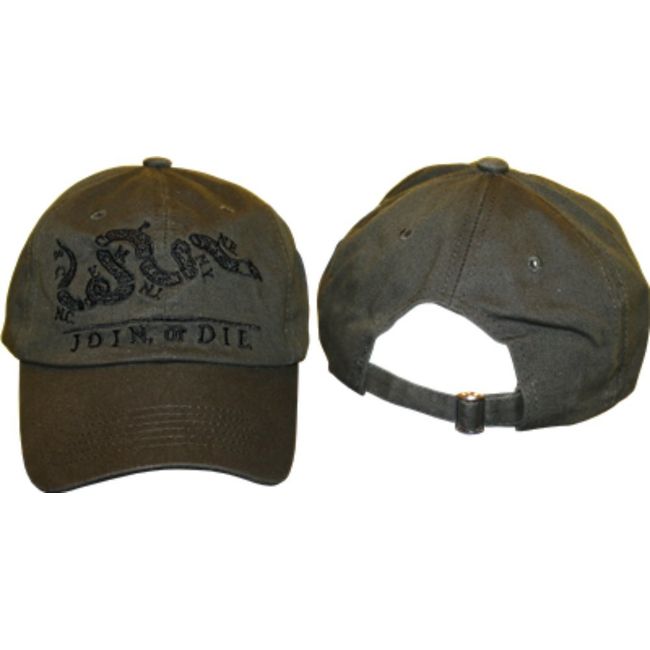 AES Khaki Gadsden Join or Die Embroidered Baseball Cap Hat