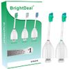 Brightdeal Replacement Brush Heads Compatible with Philips Sonicare Toothbrush Essence Xtreme Elite and Advance HX7022/66, 6-Pack