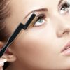 G2PLUS 2PCS Folding Eyelash Comb, Eyebrow Comb Metal Teeth, Professional Tool for Define Lash & Brow (Black)